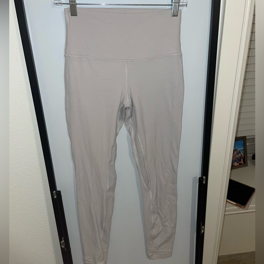 lululemon Align High-Rise 28” leggings light grey